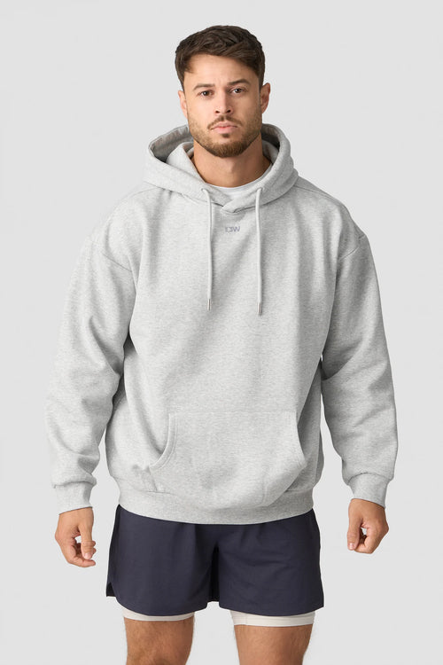 Everyday Relaxed Hoodie Men Grey Melange UMR ARTICLE 1