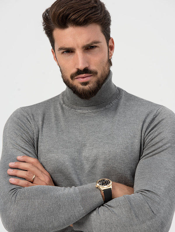 LARRIE LIGHT GREY TURTLENECK Article 46