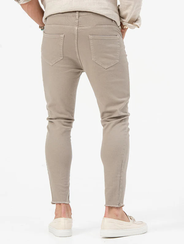 JASE BEIGE RIPPED JEANS Article 42