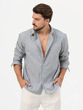 SILAS BLACK AND WHITE STRIPED SHIRT Article 59