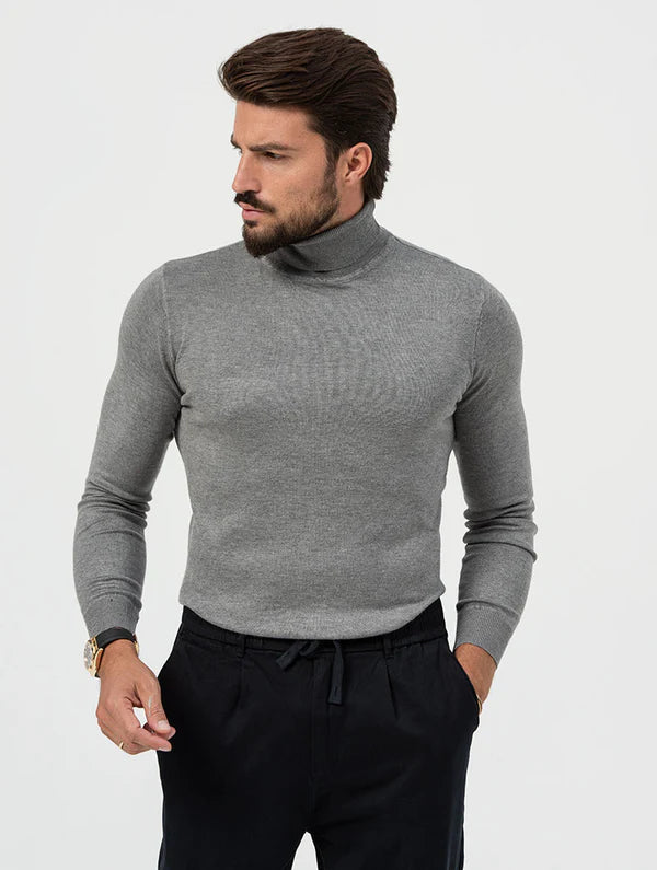 LARRIE LIGHT GREY TURTLENECK Article 46