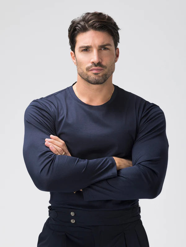 NAVY BLUE SCOTCH THREAD UNDERJACKET Article 37