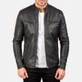 Ionic Black Leather Jacket Article 2