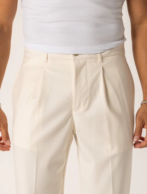 BEN FORMAL CREAM TROUSERS Article 50