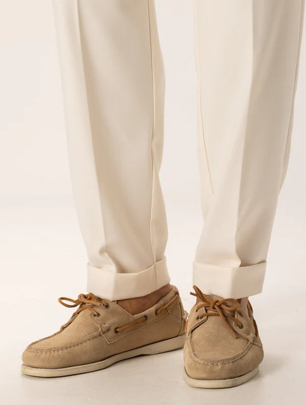 BEN FORMAL CREAM TROUSERS Article 50