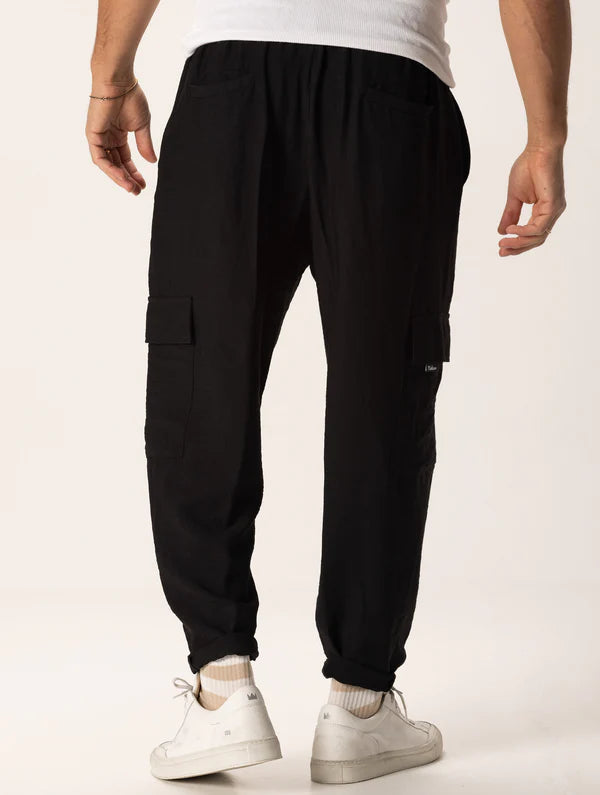 KOJI BLACK CARGO PANTS Article 17