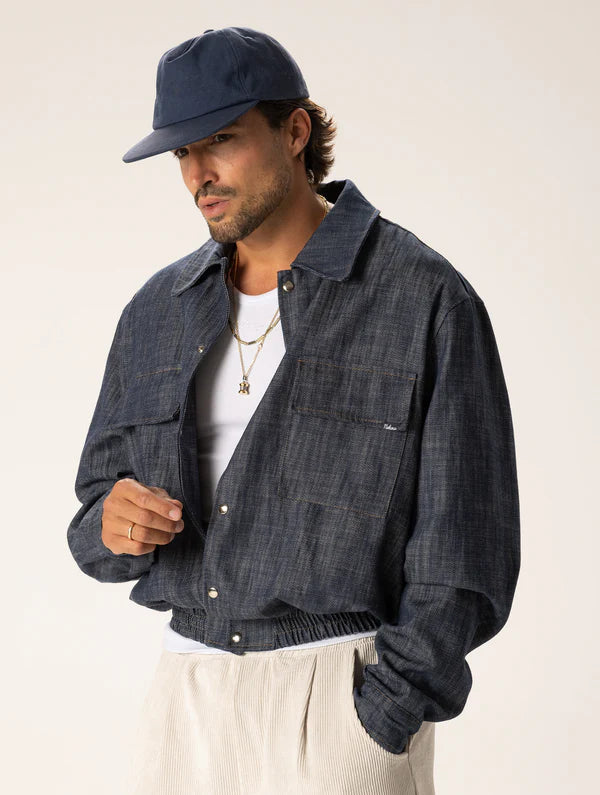 AKINARI DENIM BOMBER JACKET Article 18