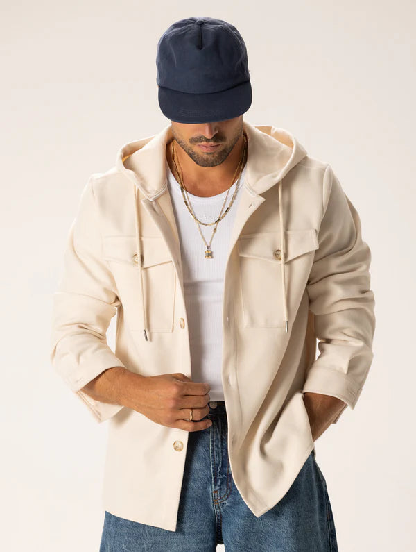 HARUTO BEIGE HOODED JACKET Article 36