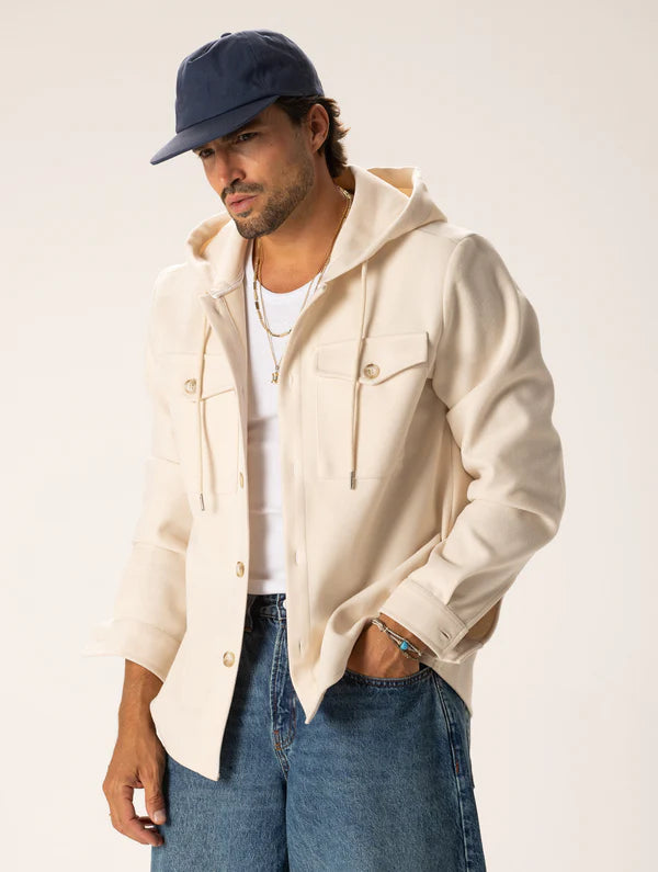 HARUTO BEIGE HOODED JACKET Article 36