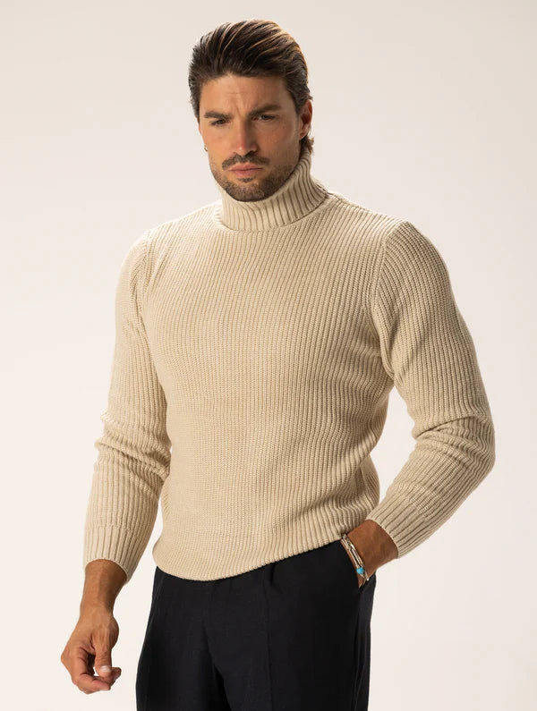 BOBBY CREW NECK SWEATER BEIGE Article 24