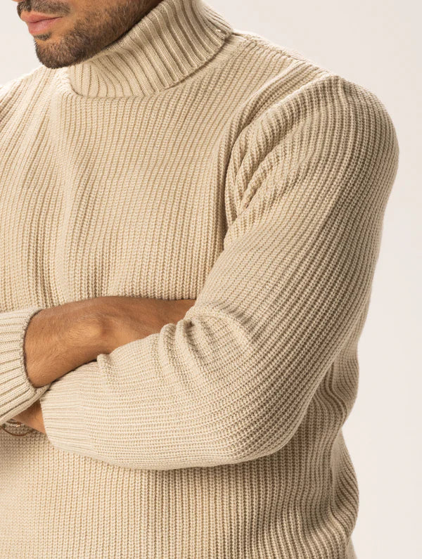 BOBBY CREW NECK SWEATER BEIGE Article 24
