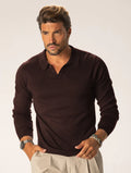 OSCAR BROWN POLO SWEATER Article 25