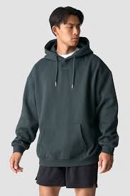 Everyday Relaxed Hoodie Men Grey Melange UMR ARTICLE 1